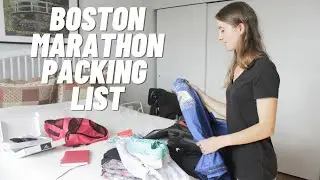 WHAT I'M TAKING TO THE BOSTON MARATHON (2021) | race day outfit, clothes, travelling, etc!