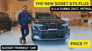 THE NEW SONET GTX PLUS G 1.0 TURBO 7DCT, PETROL !! BEST PREMIUM CAR IN POCKET FRIENDLY BUDGET !! 