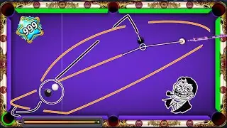 8 ball pool trickshots and kisshot in 150M table  🖤😱💓