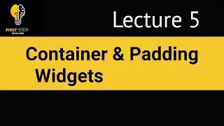 Flutter Tutorial Lecture 5 Container & Padding in Flutter