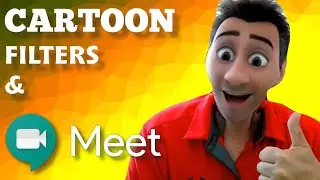 Мультяшный фильтр Pixar с Google Meet и Snapcam || Удовольствие от ...