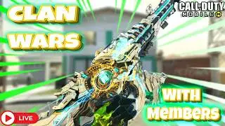 🔴 LIVE: 10v10 Clan Wars CHAOS 😈 Mythic XM4 Luminescent Jade | Members Join Up! #codm