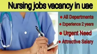 Nursing Jobs in uae with HAAD License || philippine Nurse