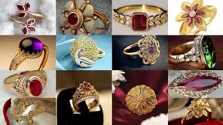 Latest wedding couple ring design beautiful engagement ring design collection #trendygoldring​ 