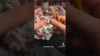 full video on my channel 🧶 #shadowself #crochetwithme #yarn #therapy #mentalhealth #writing #crochet