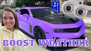 BOOST WEATHER in my TWIN TURBO Camaro