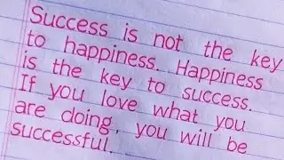 English Quote In Print Handwriting Style | Super Clean Handwriting | #shorts
