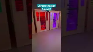 Chromotherapy Saunas! #trending #viral #shorts