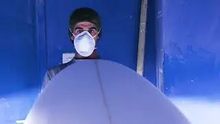Shaping and fibreglassing a surfboard by hand (How our boards are made in Newquay, Cornwall)