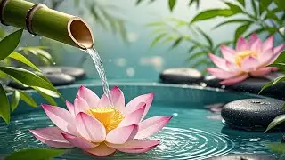 Deep Sleep Relaxing Music 🌿 Bamboo Water Sounds, Nature Ambience for Stress Relief and Calm Mind#