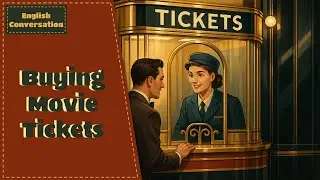 Buying Movie Tickets in English 🎟️ | Daily English Conversation Practice