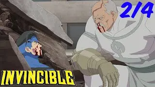 Invincible Vs Conquest Full Fight 2/4 - Invincible Season 3 Episode 8