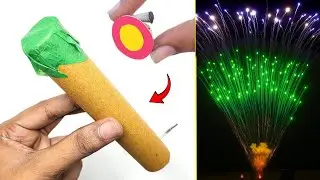 Making skyshot from chakri , how to make sky shot at home , cracker experiment