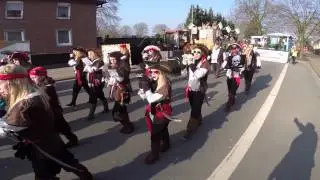 Spielmannszug Frohsinn Ost beim Karneval in Greven 2015