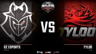 [EN] G2 vs TYLOO | Overpass | Challengers Stage | StarLadder Major 2019