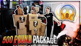 UNBOXING A REALLY HEAVY PACKAGE!! (500 POUNDS)