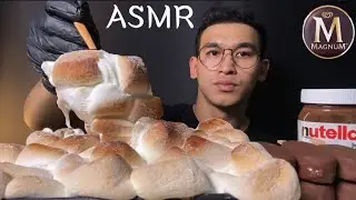 ASMR 마쉬멜로우 파티 매그넘 아이스크림 먹방 MARSHMALLOW PARTY CHOCOLATE ICE CREAM MAGNUM CAKE DESSERT MUKBANG