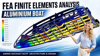 FEA FINITE ELEMENTS ANALYSIS TESTING of 10m Aluminum Boat Bottom Stiffeners Andrei Rochian