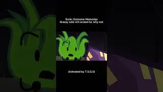 Outcome Memories - Grassy solo win screen #animation #tpot #bfdi  #objectshow #outcomememories