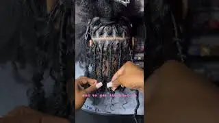 Soft loc bob in minutes! Watch this quick crochet method + knotted ends for that perfect, neat look