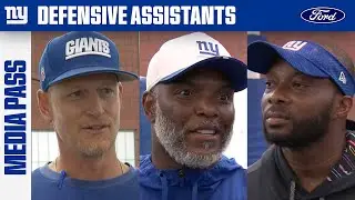 Defensive Assistant Coaches Address the Media | New York Giants