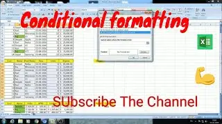 Conditional Formatting!!! New Rule!!! How we use Conditional Formatting!!!
