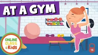English Vocabulary for Exercising | At a Gym | Physical Fitness Words | Learn English | ESL Game