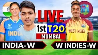 INDIA-W vs WEST INDIES-W 🔴 LIVE | WCC 3 Gameplay | 1st T20 Mumbai | Women&rsquo;s Cricket Game