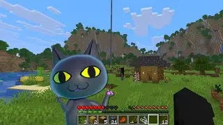 First time Minecraft!!!! 🧊⛏️(not blind though)