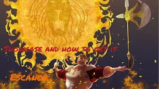 Showcase Escanor and how to get it - Moodeng fruit ( link game in the description)