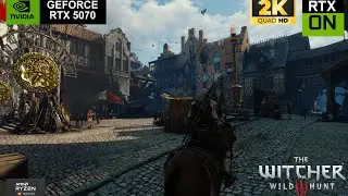 The Witcher 3 Next-Gen | RTX 5070 + Ryzen 7 7800X3D | 1440p Ultra Ray Tracing | Benchmark