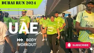 #Dubai run 2024 # Sheik Zayed Road # Dubai Fitness Challenge