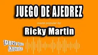 Ricky Martin - Juego De Ajedrez (Versi&oacute;n Karaoke)