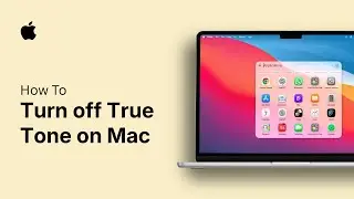 Как отключить True Tone на Mac