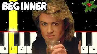 Last Christmas &ndash; Wham! - Very Easy and Slow Piano Tutorial - Beginner