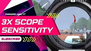 BEST😍3x Scope Sensitivity Setting l SCARFALL 2.O