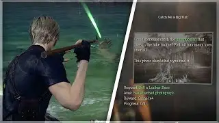 Catch Me a Big Fish Request At Lake (Location Guide) - Resident Evil 4 Remake