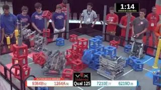2015 VRC Arts Q125 - 9364B 1264A vs 7210E 6219D - 71 to 50 - VEX Worlds 2015 - Arts Division