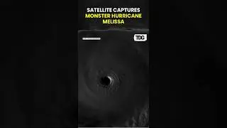 #watch | Satellite Images Reveal Massive Hurricane Melissa Churning Over Caribbean Sea | #shorts