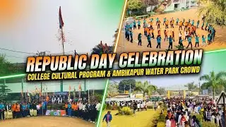 26 January Special Vlog 🇮🇳 | College Cultural Program | Water Park Masti | Domino&rsquo;s Party