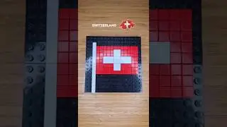 What FLAGS next?! #lego #stopmotion #pixelart #mosaic #flags #country