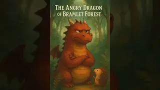 The Angry Dragon of Bramlet Forest - BLACK SCREEN - BEDTIME STORIES FOR KIDS - Calm Voice
