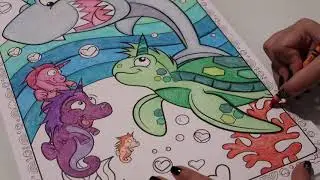 Coloring a Gigantic Page Pt 2
