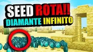 Semilla con DIAMANTE INFINITO 💎 La SEED M&aacute;s Rota de Minecraft