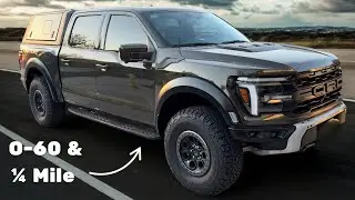 2025 Ford Raptor: 0-60 MPH & 1/4 Mile Time Tested! (Dragy) 