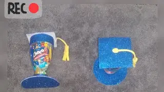 DIY GRADUATION CAP 🎓 GIFT IDEA | with bottle |