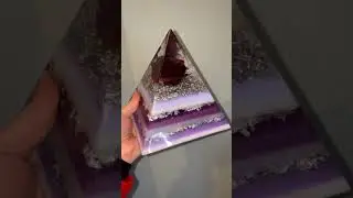Resin Pyramid with real rose. #resin #resinart #resinepoxy #resinireland #resina #resinpyramid