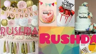 Rushda happy birthday song with name | #Rushda