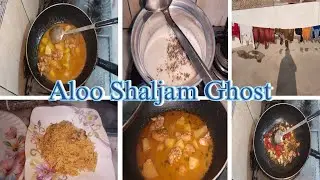 Aloo Shaljam Ghost 🍲 | Aloo Shaljam Ghost Salan Recipe 💫 | Faiza Hassan Vlogs |