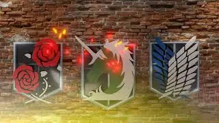 Attack on Titan emblems